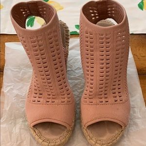 Steven by Steve Madden Evers Nude wedge espadrille